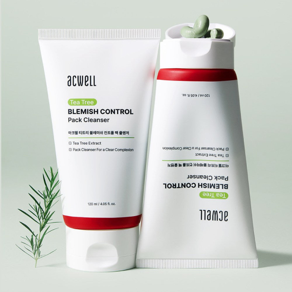 ACWELL Tea Tree Blemish Control Pack Cleanser 120ml