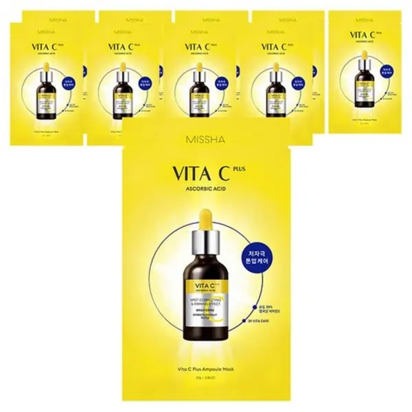 MISSHA Vita C Plus Ampoule Beauty Mask 27g*10sheets