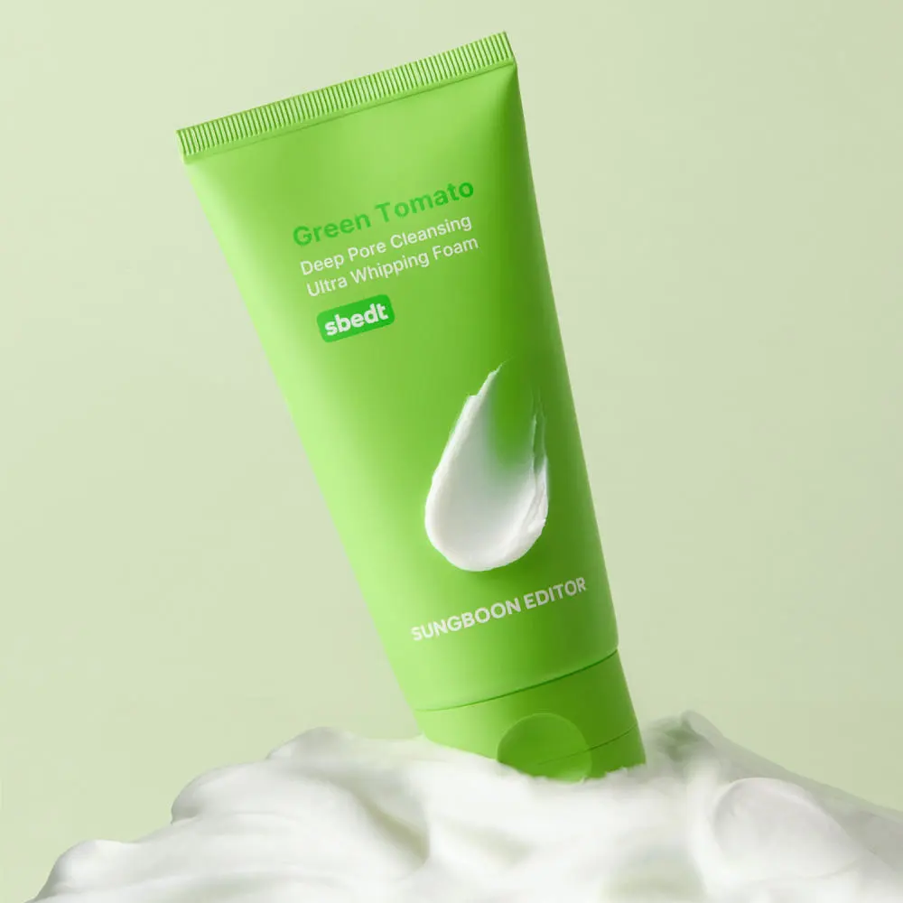 SUNGBOON EDITOR Green Tomato Deep Pore Cleansing Ultra Whipping Foam 120g