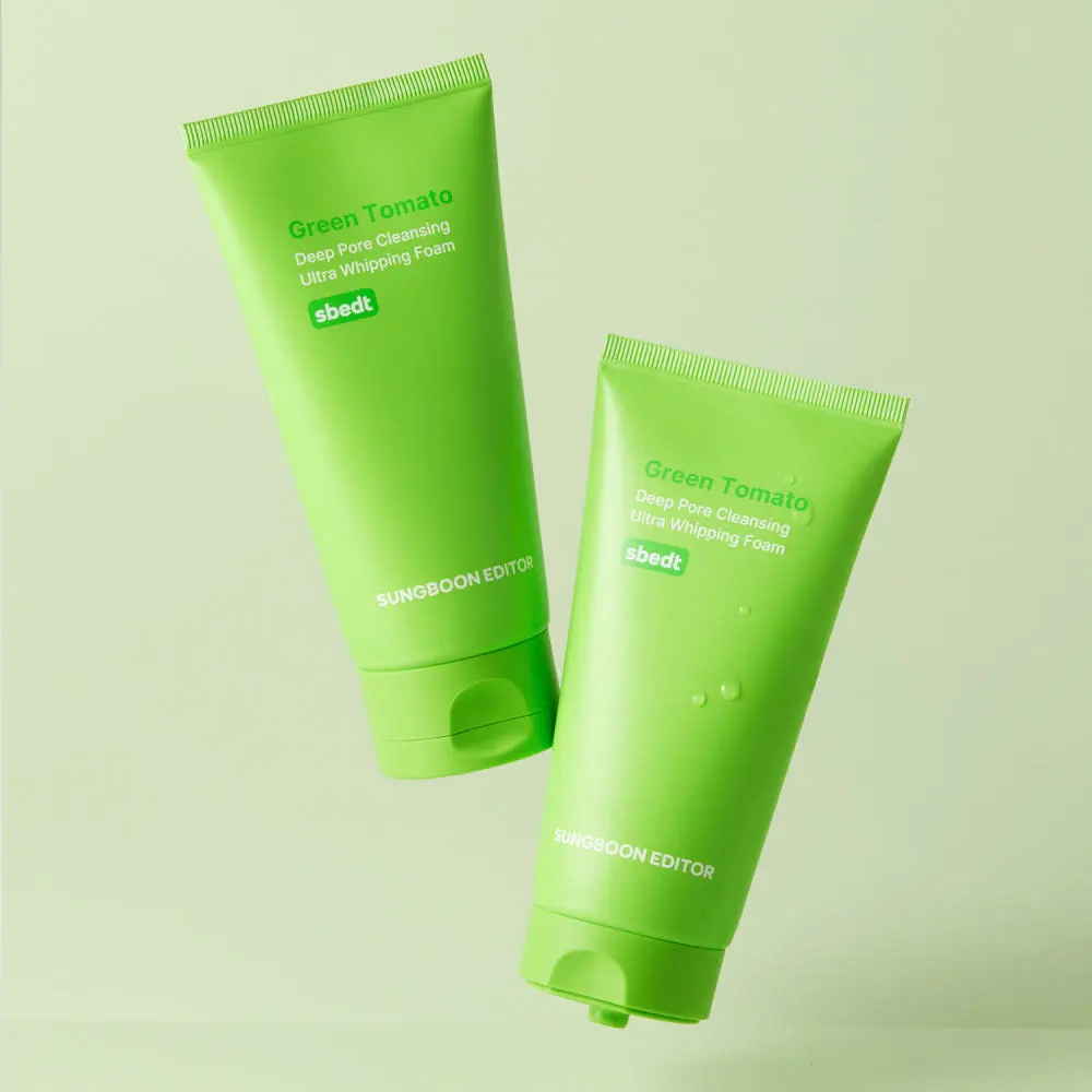 SUNGBOON EDITOR Green Tomato Deep Pore Cleansing Ultra Whipping Foam 120g