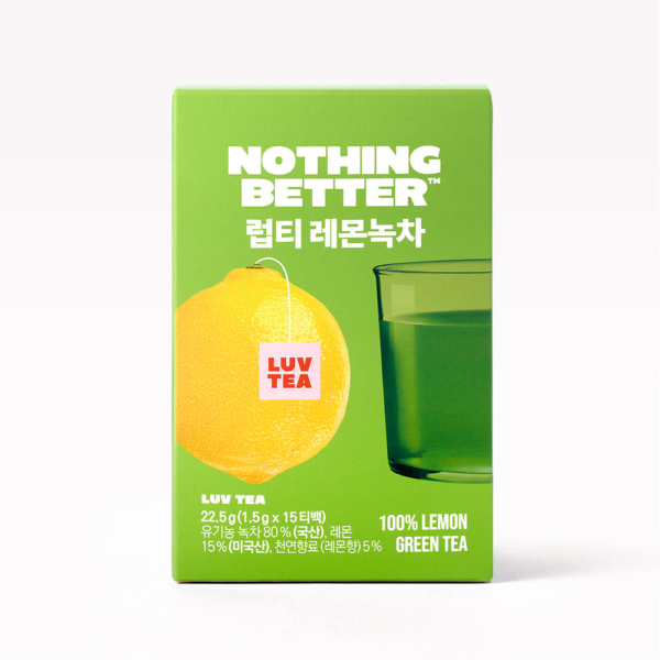 NOTHING BETTER Luv Tea Lemon Green Tea 1.5g x 15 Tea Bags