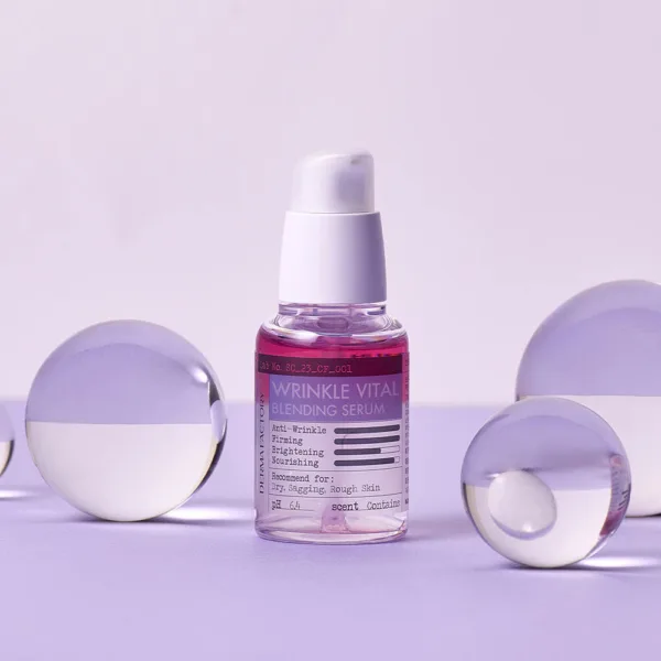 Derma Factory Wrinkle Vital Blending Serum 30ml - Volufiline 5% Radiant Glow Serum High Moisturizing Firming Serum Anti-wrinkle Serum