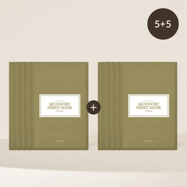 IM FROM Mugwort Sheet Mask 23ml 5sheets+5sheets