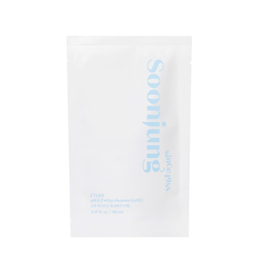 ETUDE HOUSE Soon Jung pH 6.5 Whip Cleanser 150ml / Refill 150ml - Image 4