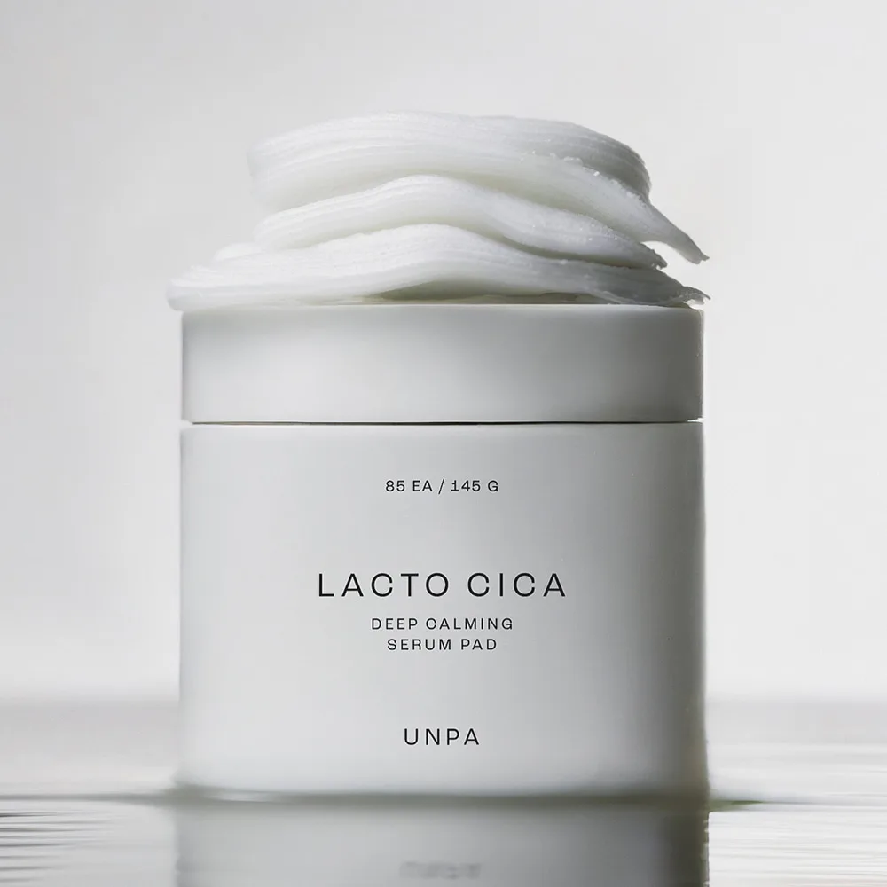 UNPA Lacto Cica Deep Calming Serum Pad 85 Sheets - Image 5