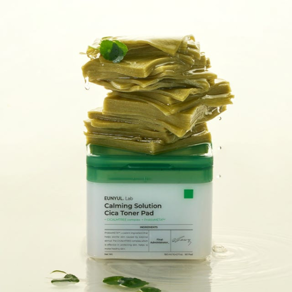 EUNYUL Lab Calming Solution Cica Toner Pad 190ml 60 Sheets