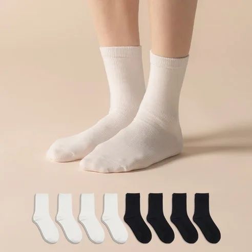 Sockpiens Women Premium Solid Socks 8 Pairs Set - Image 7