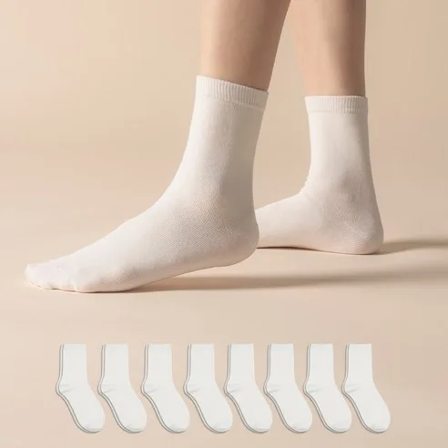 Sockpiens Women Premium Solid Socks 8 Pairs Set - Image 13