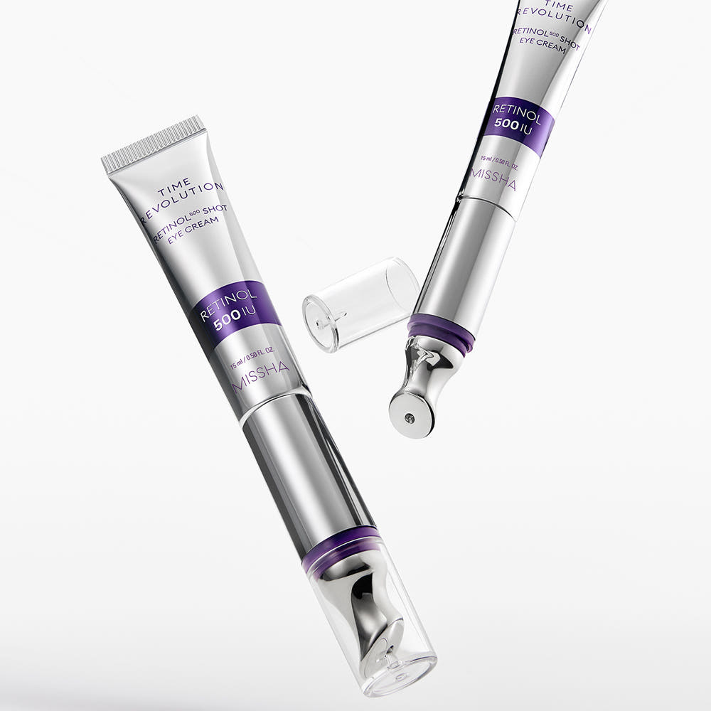 MISSHA Time Revolution Retinol 500 Shot Galvanic Eye Cream 15ml+Refill15ml - Image 2