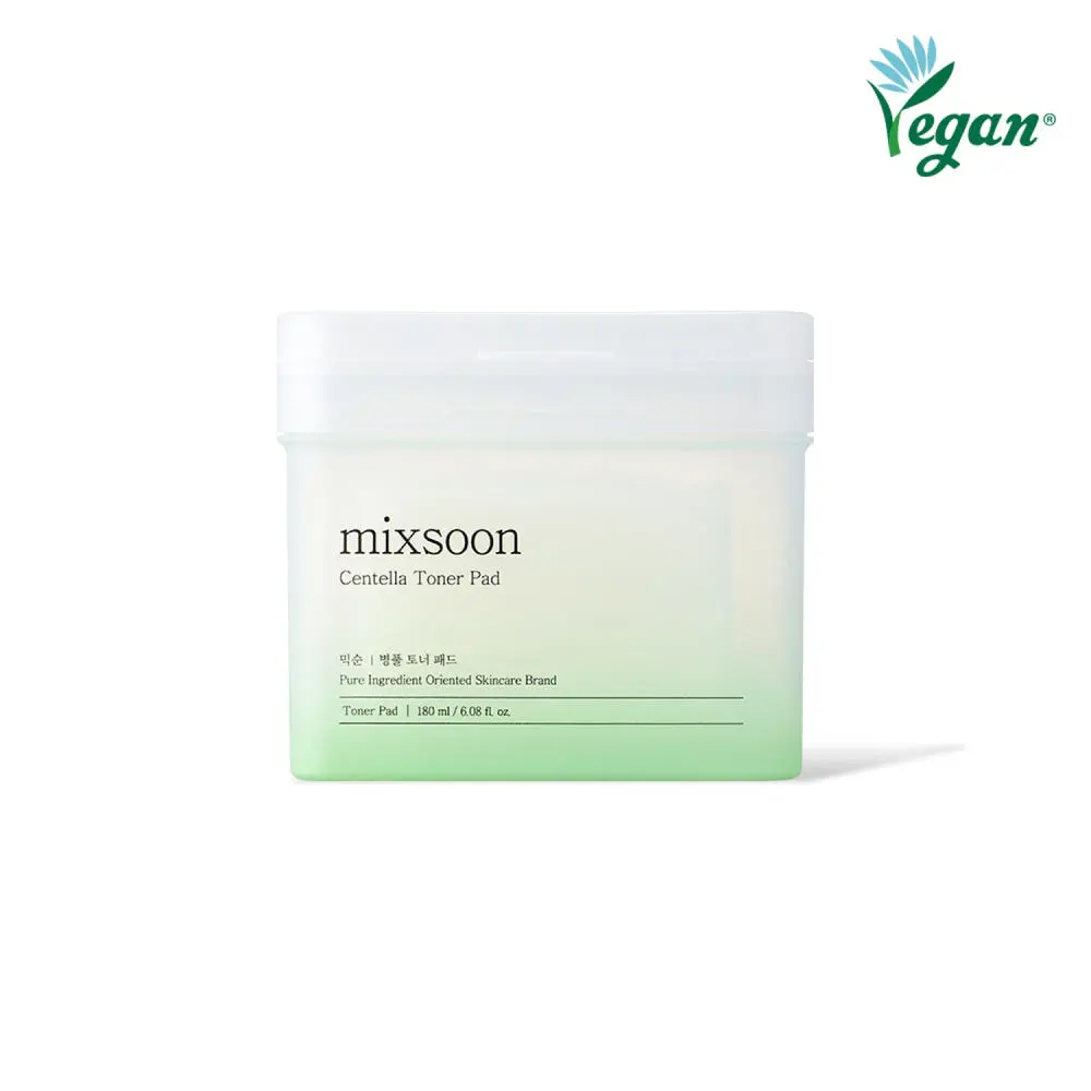 MIXSOON Centella Toner Pad 120pads 180ml