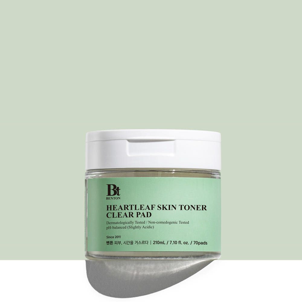 BENTON Heartleaf Skin Toner Clear Pad 210ml 70 pads - Image 3