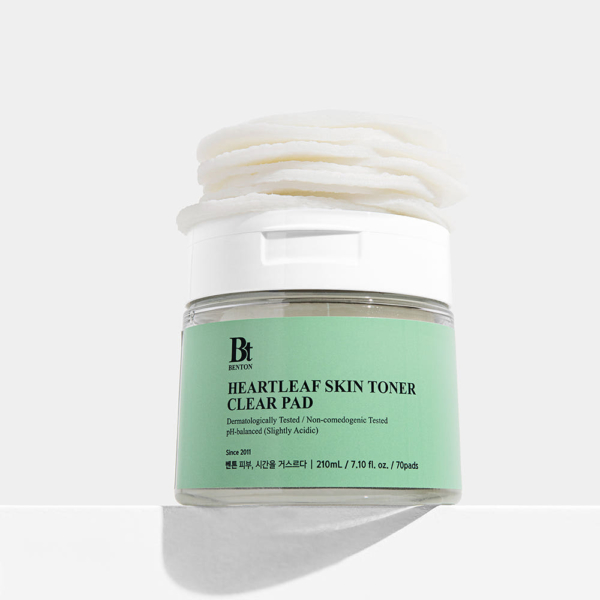 BENTON Heartleaf Skin Toner Clear Pad 210ml 70 pads