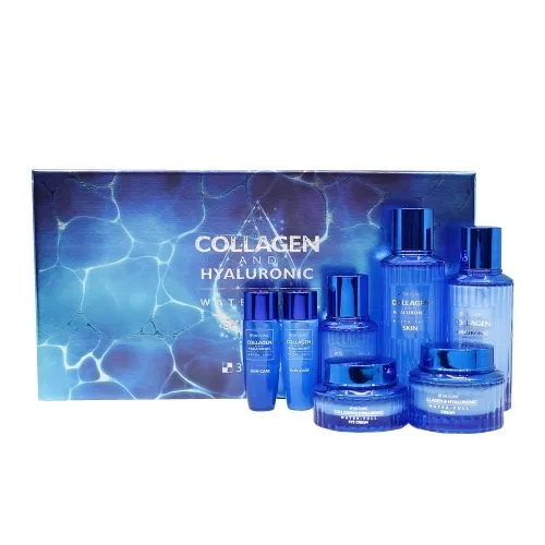 3W CLINIC Collagen And Hyaluronic Water-Full Skincare set