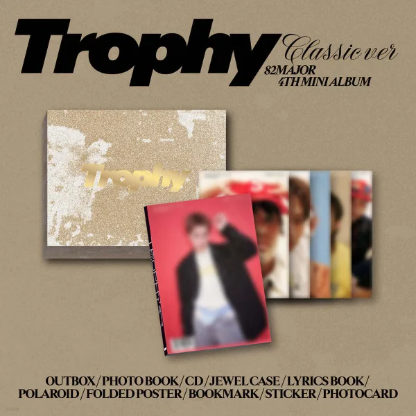 82MAJOR - 4th Mini Album Trophy (Classic Ver.)