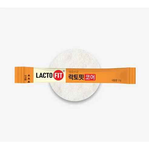 LACTO-FIT Core Live Probiotics 120g 60 Sticks - Image 3