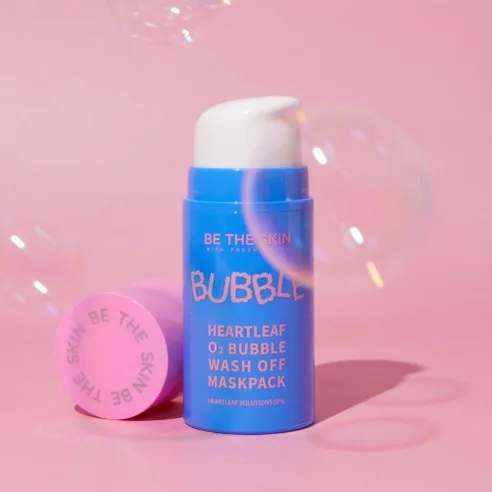 BE THE SKIN Heartleaf O2 Bubble Wash Off Maskpack 50g - Image 3