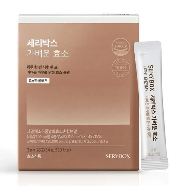 SERYBOX Light Enzyme Grain Flavor 3g x 28 Sticks