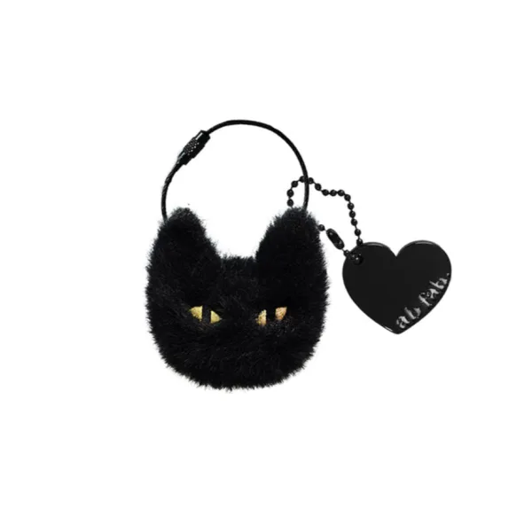 AB FAB BLACK CAT KEYCHAIN (BTS SUGA WEAR)