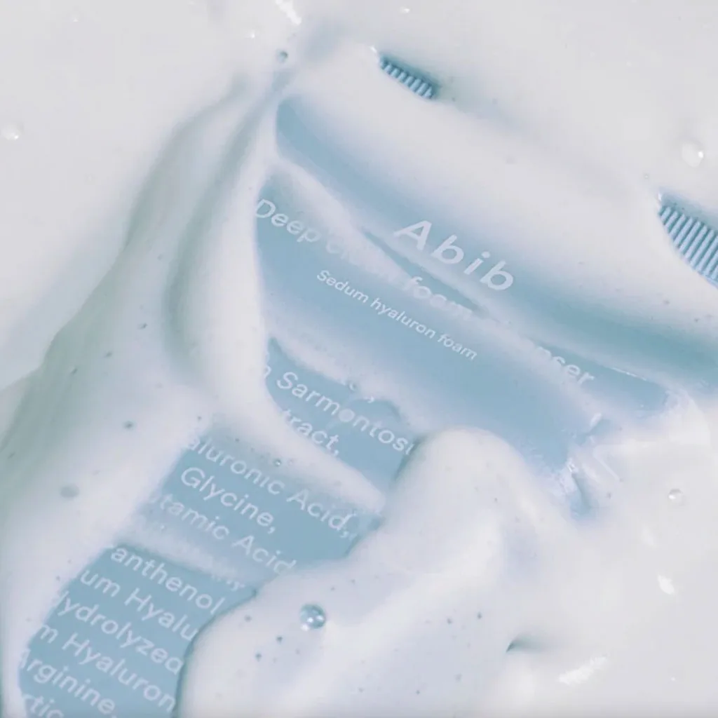 Abib Deep clean foam cleanser Sedum Hyaluron Foam 150ml - Image 2