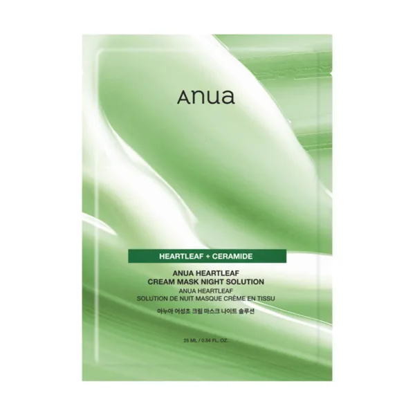 ANUA Heartleaf Cream Mask Night Solution Pack  25ml x 10ea