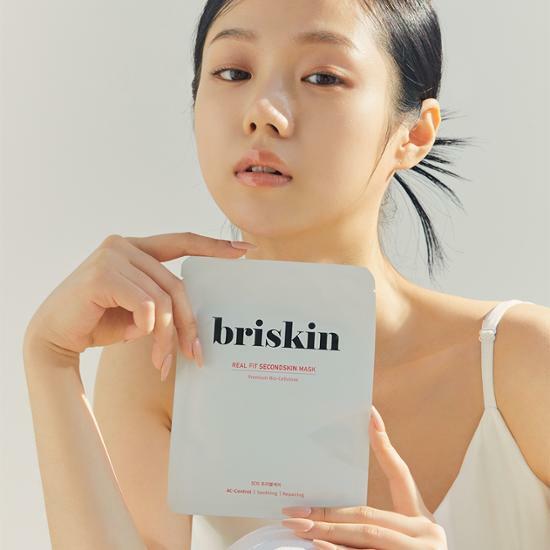 BRISKIN Real Fit Secondskin Mask SOS Trouble Care 28g x 10ea