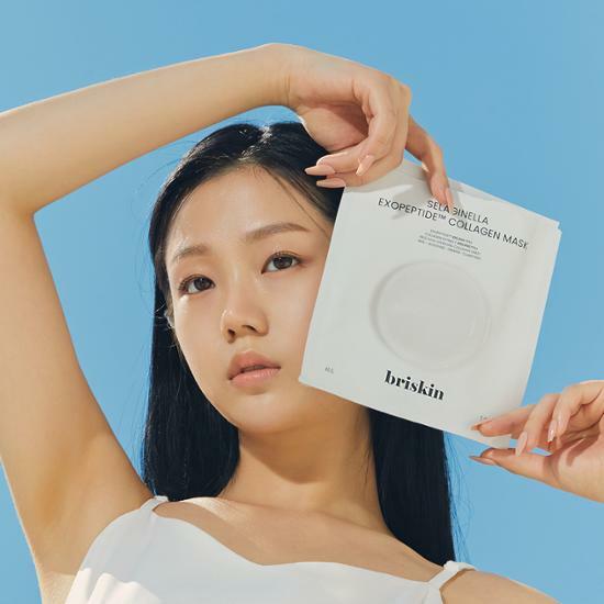 BRISKIN Selaginella Exopeptide Collagen Mask 40g x 5ea