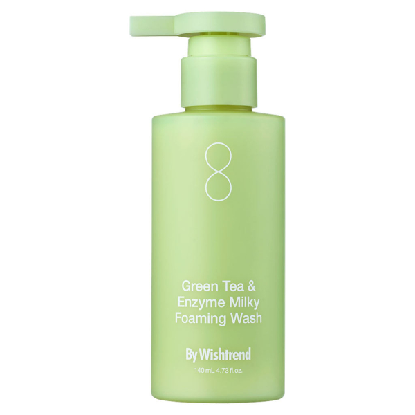 BY WISHTREND Green Tea & Enzyme Milky Foaming Wash 140ml