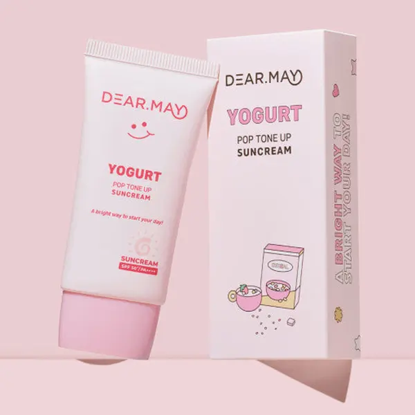 DEAR MAY Yogurt Tone Up Sunscream SPF50+PA++++ 50ml