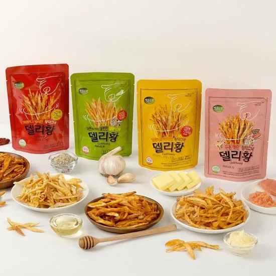 DELIHWANG Rosting Protin Snack 15g Four flavors Set