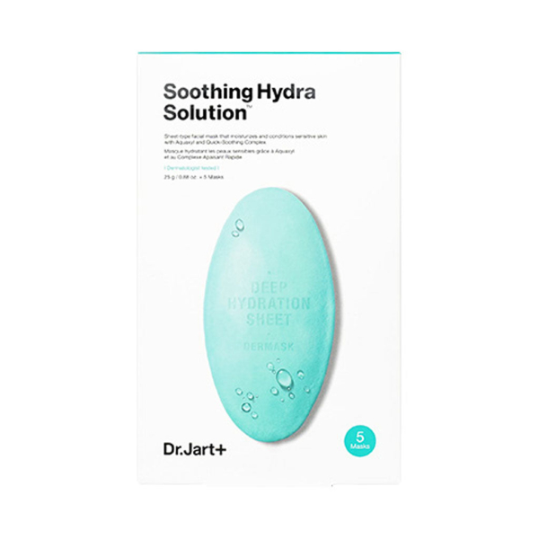 DR. JART+ Dermask Water Jet Soothing Hydra Solution Sheet Mask 25g*5sheets