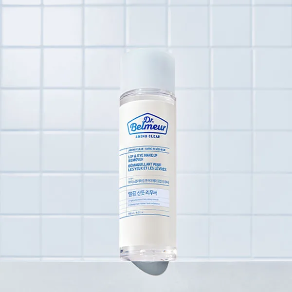 Dr. Belmeur Amino Clear Lip & Eye Makeup Remover 150ml, 1 count