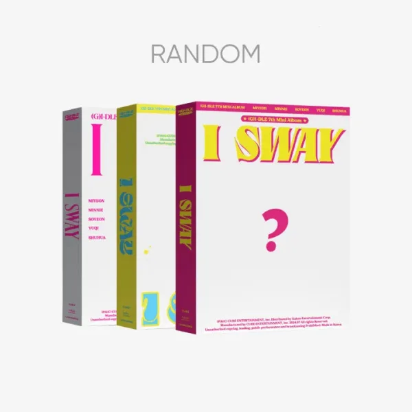 (G)I-DLE - [I SWAY] - 7th Mini Album (Random delivery)