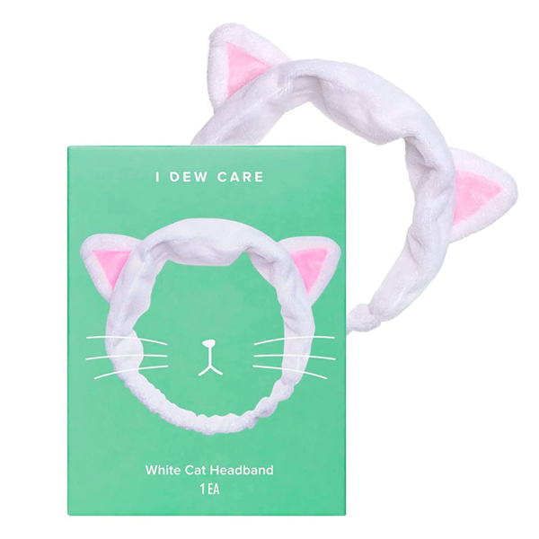 I DEW CARE White Cat Headband
