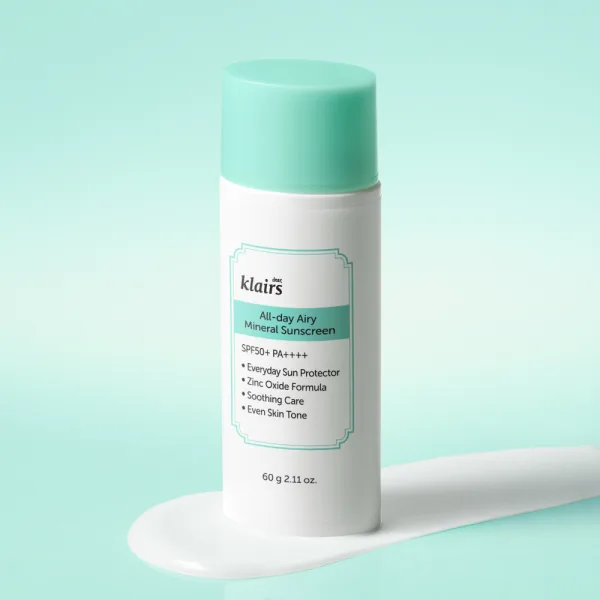 KLAIRS  All Day Airy Mineral Sunscreen 60g (SPF50+ PA++++)