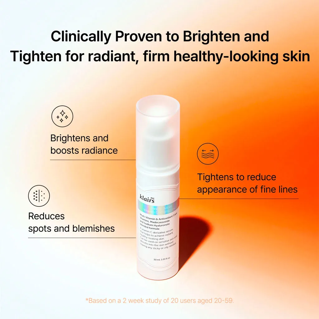 KLAIRS Freshly Juiced Vitamin Charging Serum 30ml - Image 2