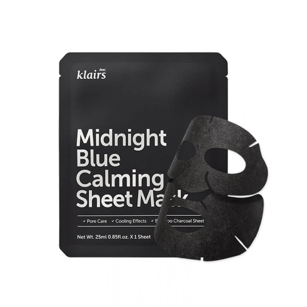 KLAIRS Midnight Blue Calming Sheet Mask 10sheets*25ml - Image 2