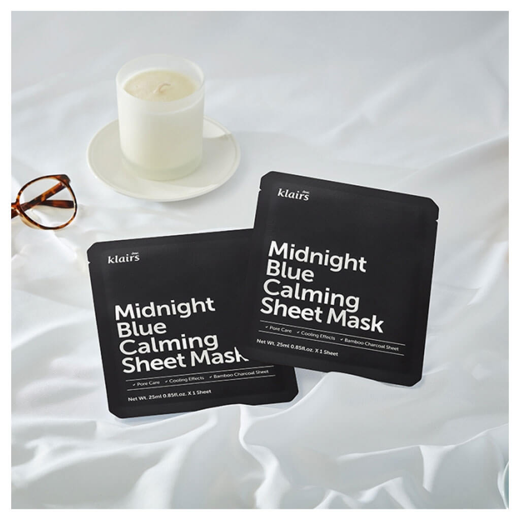 KLAIRS Midnight Blue Calming Sheet Mask 10sheets*25ml - Image 7