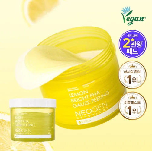 NEOGEN Lemon Bright Paha Gauze Peeling 30Pads 190ml