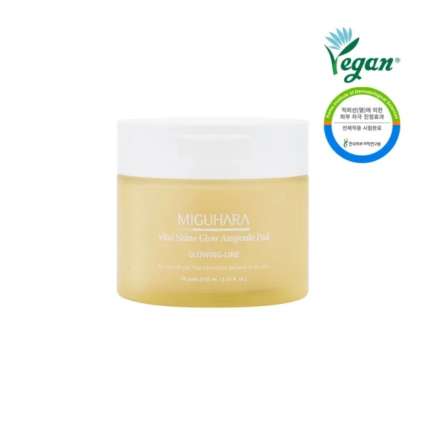 MIGUHARA Vital Shine Glow Ampoule Pad 70p 150ml
