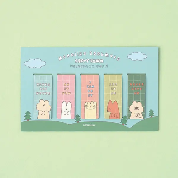 MONOLIKE Magnetic Bookmark Set #StoryTownAfternoon Ver.1