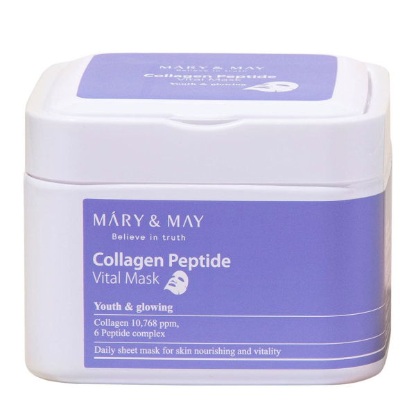Mary&May Collagen Peptide Vital Mask 30pcs