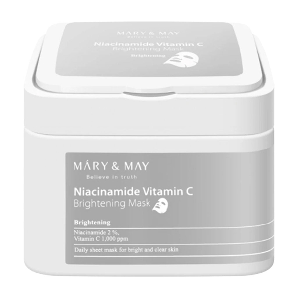 Mary&May Niacinamide Vitamin C Brightening Mask (30pcs)