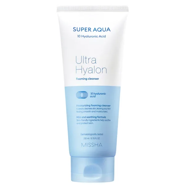 MISSHA Super Aqua Ultra Hyalron Foaming Cleanser 200ml