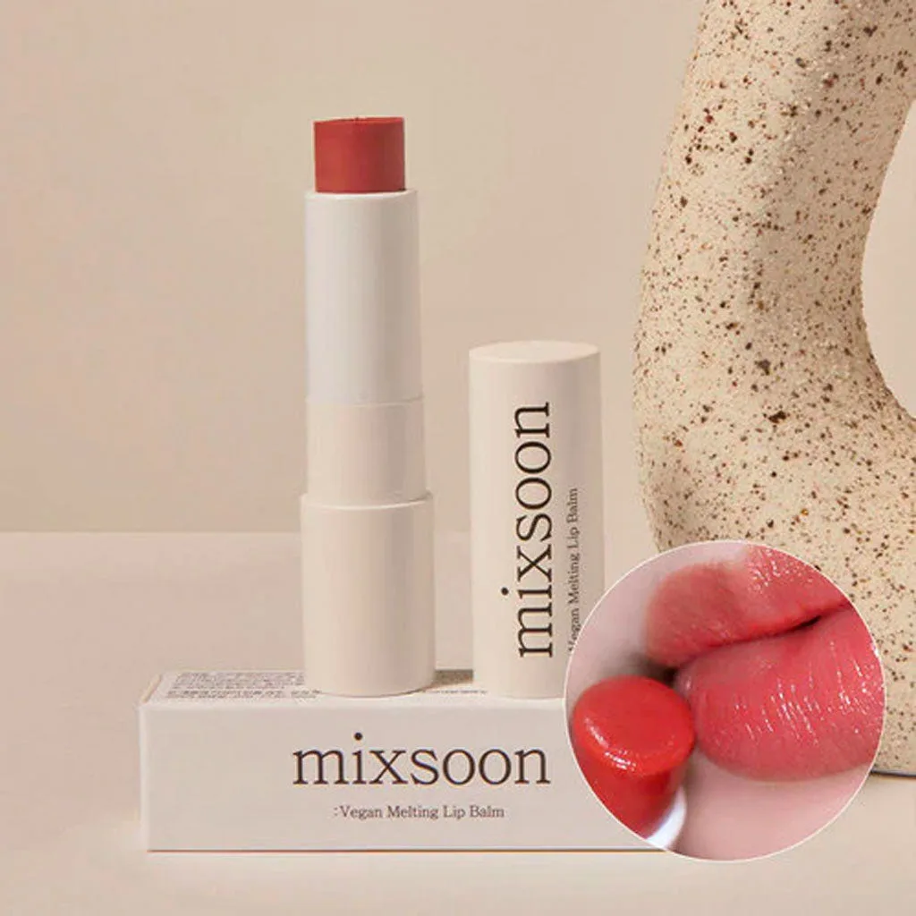 MIXSOON Vegan Melting Lip Balm #02 Dry Rose - Image 2