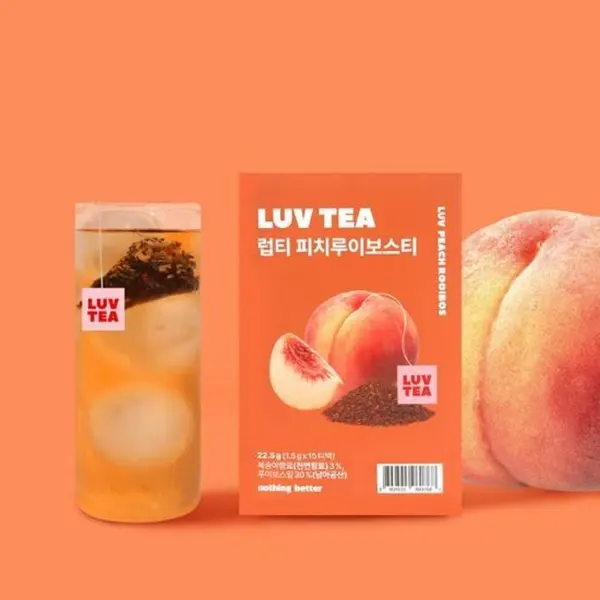 NOTHING BETTER Luv Tea Peach Rooibos 15 Tea Bags