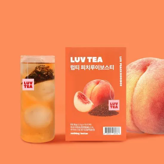 NOTHING BETTER Luv Tea Peach Rooibos 15 Tea Bags