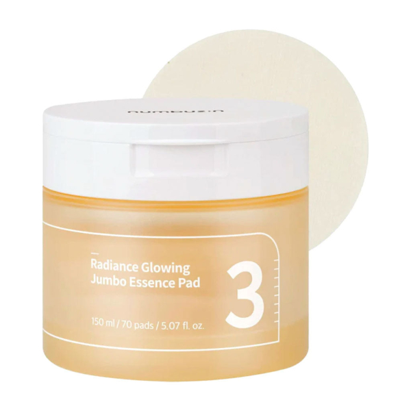 NUMBUZIN No.3 Radiance Glowing Jumbo Essence Pad 70pcs