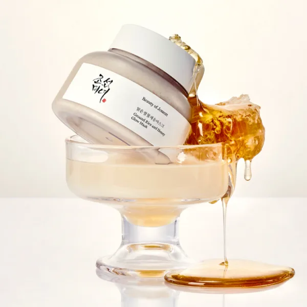 BEAUTY OF JOSEON Ground Rice and Honey Glow Mask 150ml - Sebum Absorption, Pore Cleansing, Skin Moisturizing All-in-one Wash-Off Pack