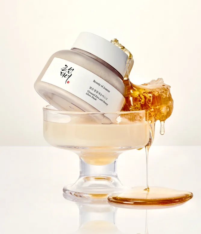 BEAUTY OF JOSEON Ground Rice and Honey Glow Mask 150ml - Sebum Absorption, Pore Cleansing, Skin Moisturizing All-in-one Wash-Off Pack