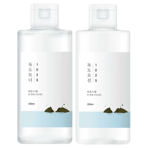 ROUND LAB 1025 Dokdo Toner 200ml+ Lotion 200ml Special Set